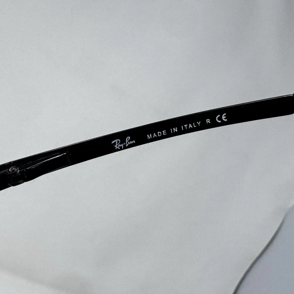 Ray-Ban RB3176 Flight 006 Black Sunglass Frames 60-17 Made in Italy Authentic
